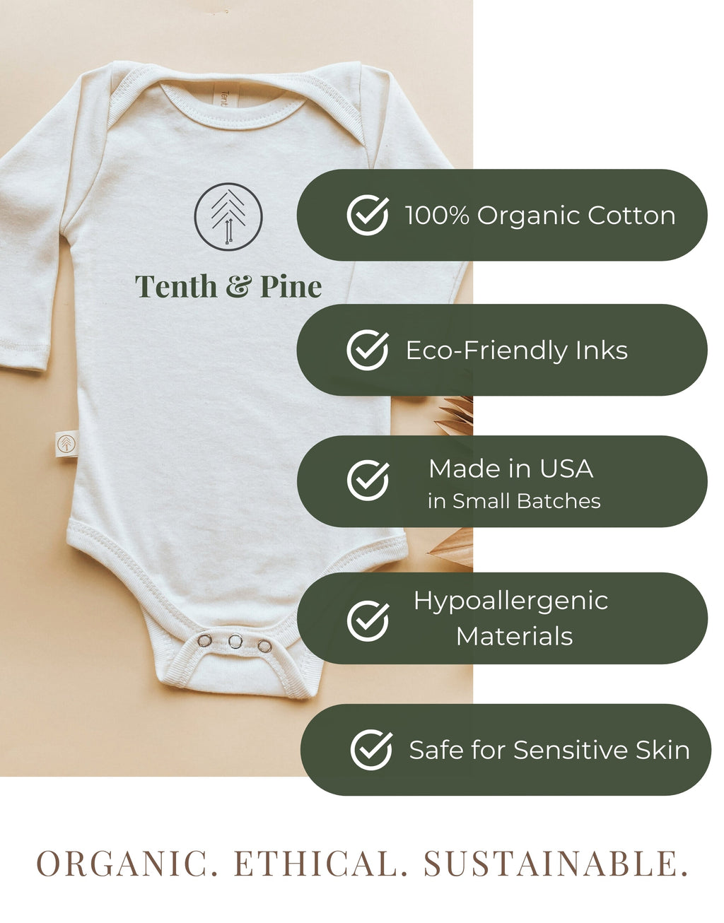 Grandma is my Bestie Organic Baby Bodysuit
