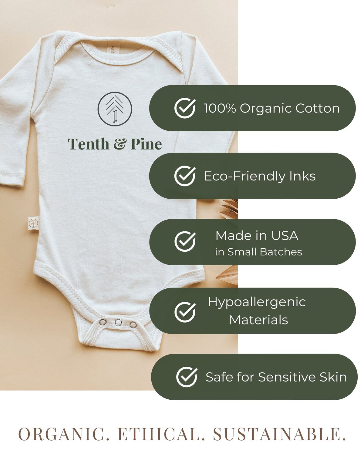 Grandma is my Bestie Organic Baby Bodysuit