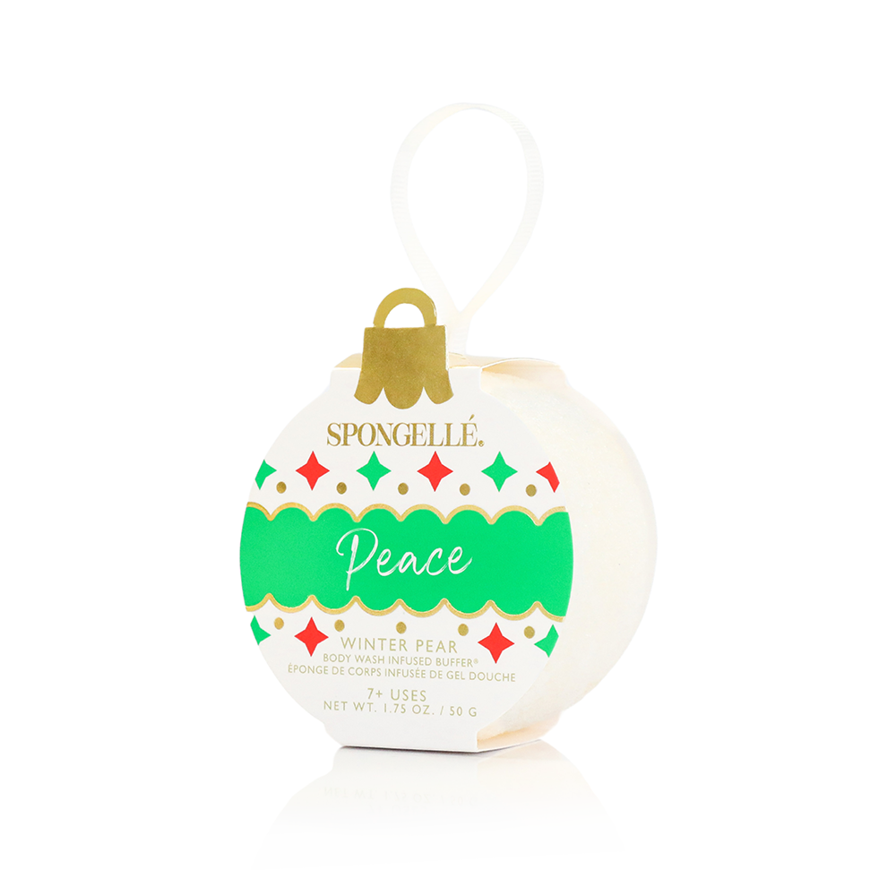 Peace – Winter Pear Holiday Ornament