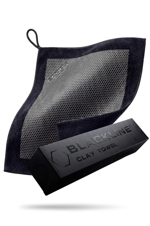 Blackline synthetic clay towel for car detailing