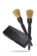 Blackline boar's hair car detailing brush set