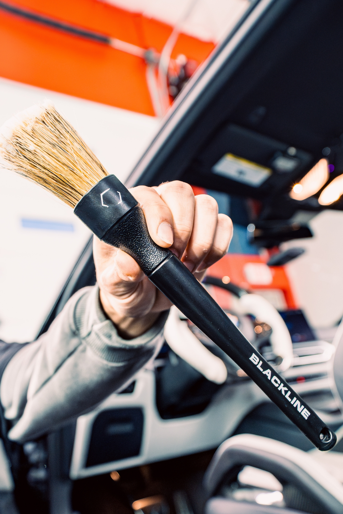Blackline boar's hair detailing brush set product detail 2