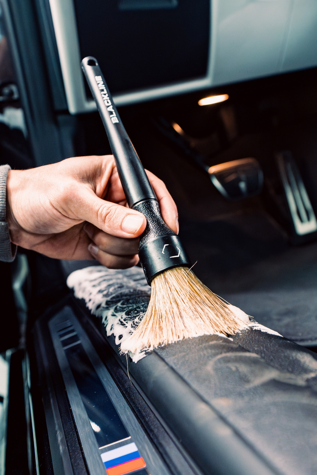 Blackline boar's hair detailing brush set product detail 4