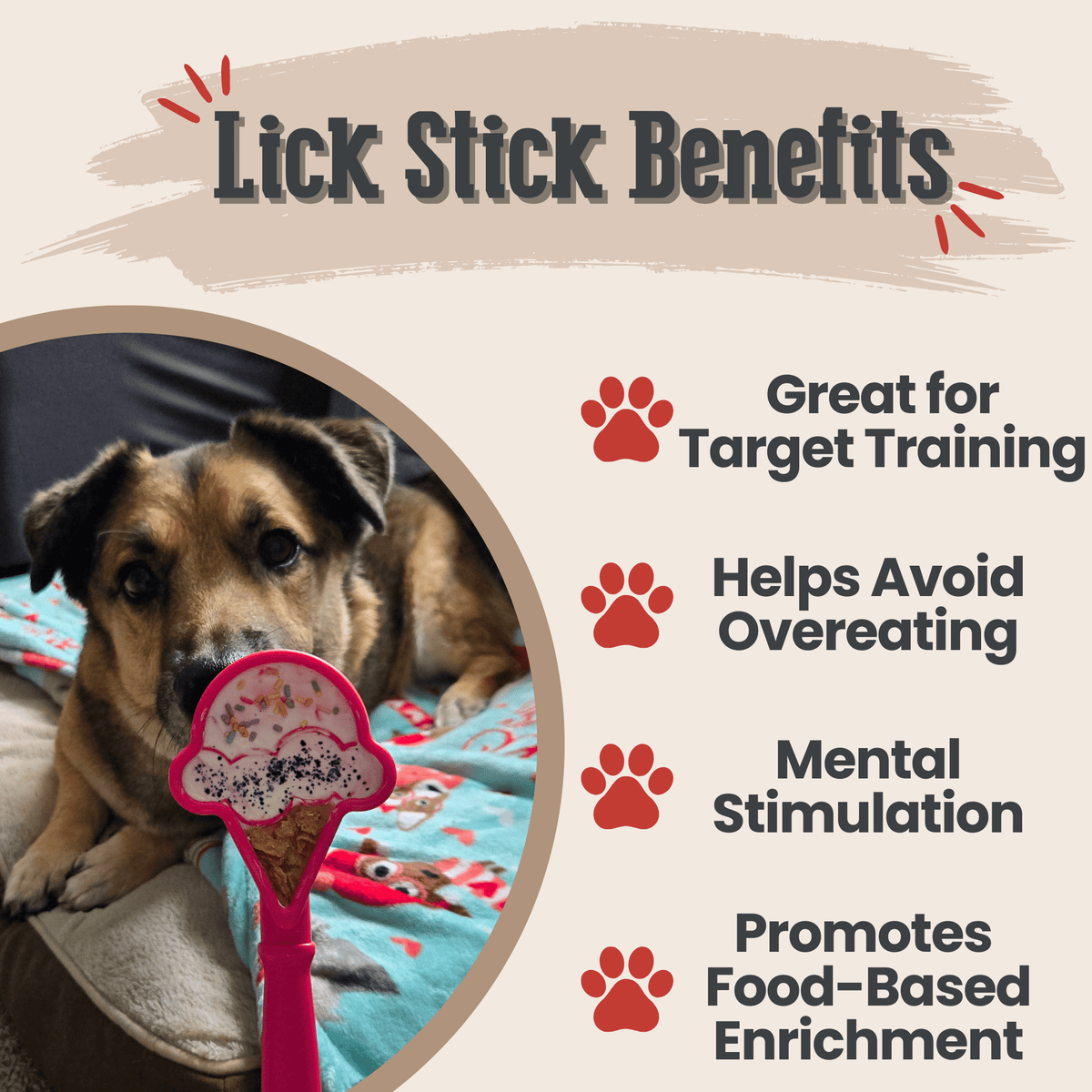 Lick Sticks Interactive Dog Enrichment Toy