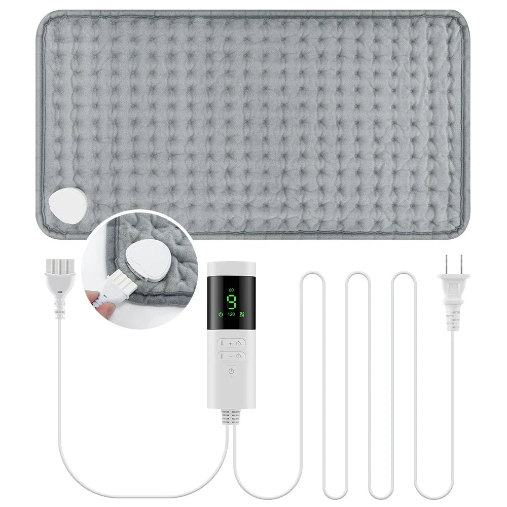 30 × 60 cm Electric Heating Pad with Timer & Temperature Control