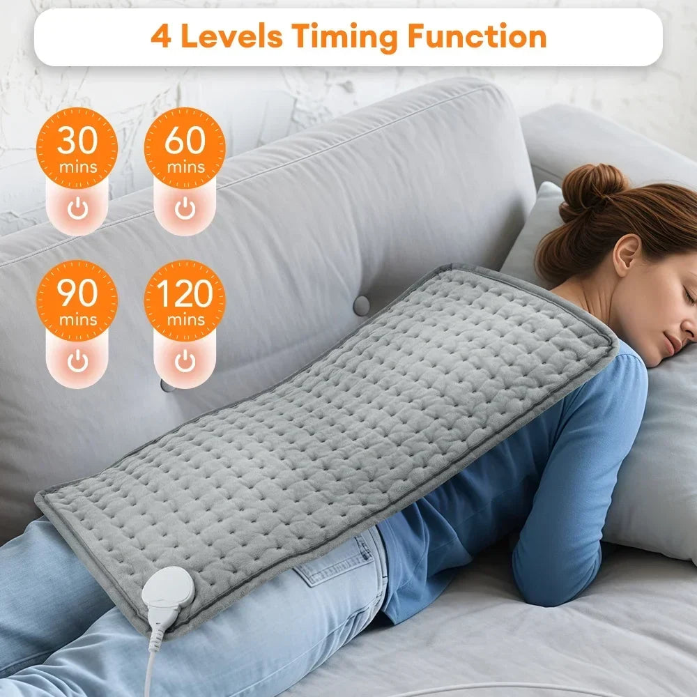 30 × 60 cm Electric Heating Pad with Timer & Temperature Control