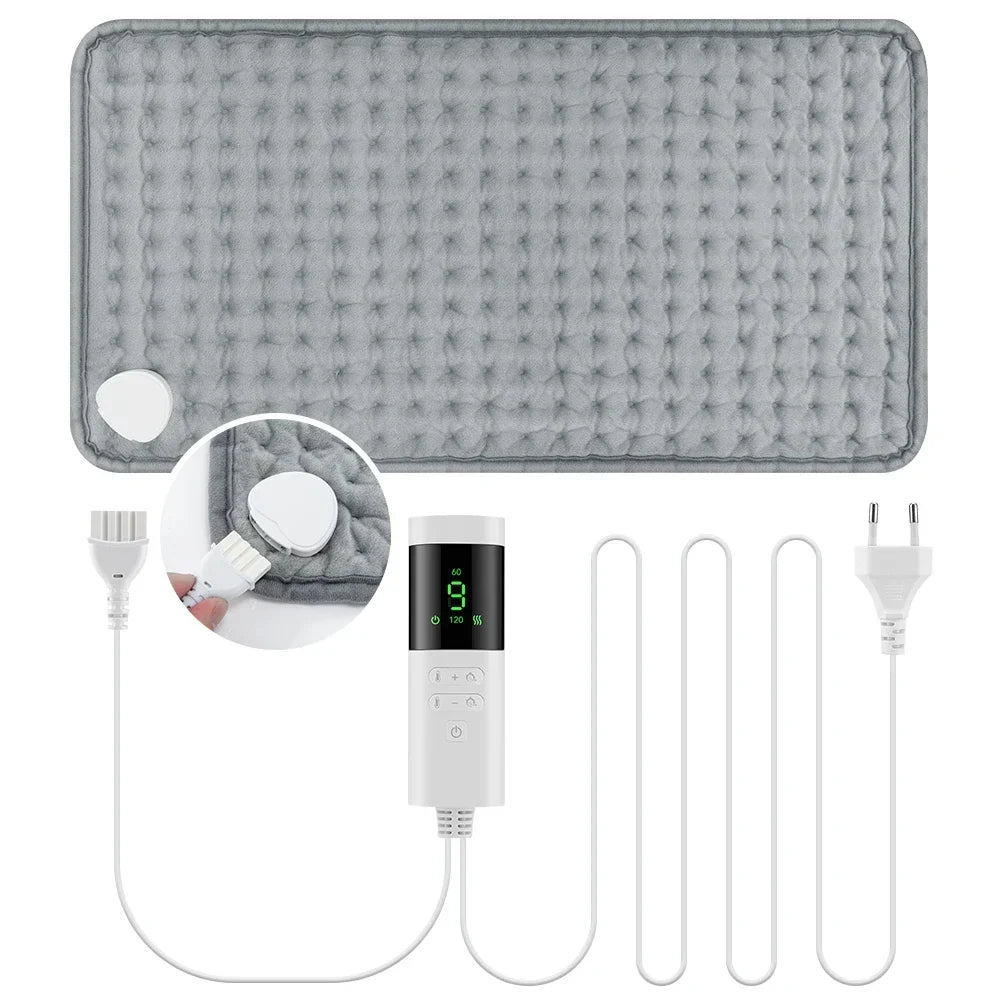 30 × 60 cm Electric Heating Pad with Timer & Temperature Control