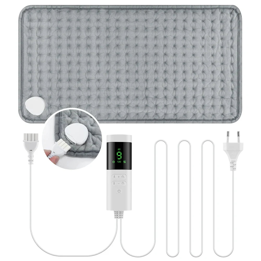 30 × 60 cm Electric Heating Pad with Timer & Temperature Control