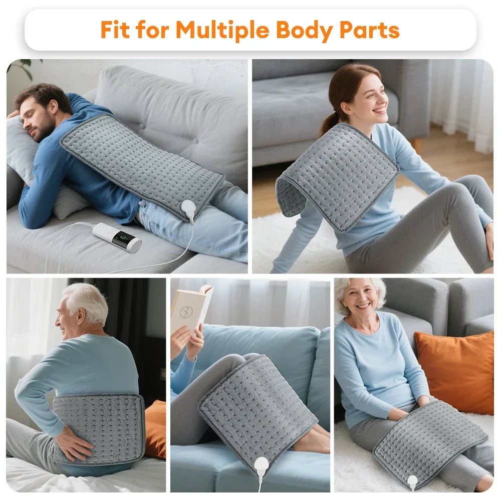 30 × 60 cm Electric Heating Pad with Timer & Temperature Control