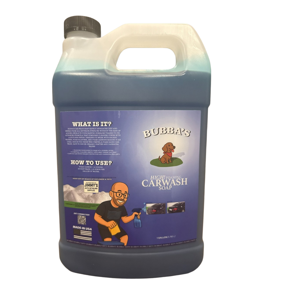 BUBBA'S High Foaming Car Wash Soap