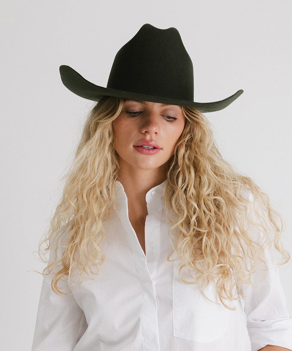 Teddy Cattleman Felt Cowboy Hat