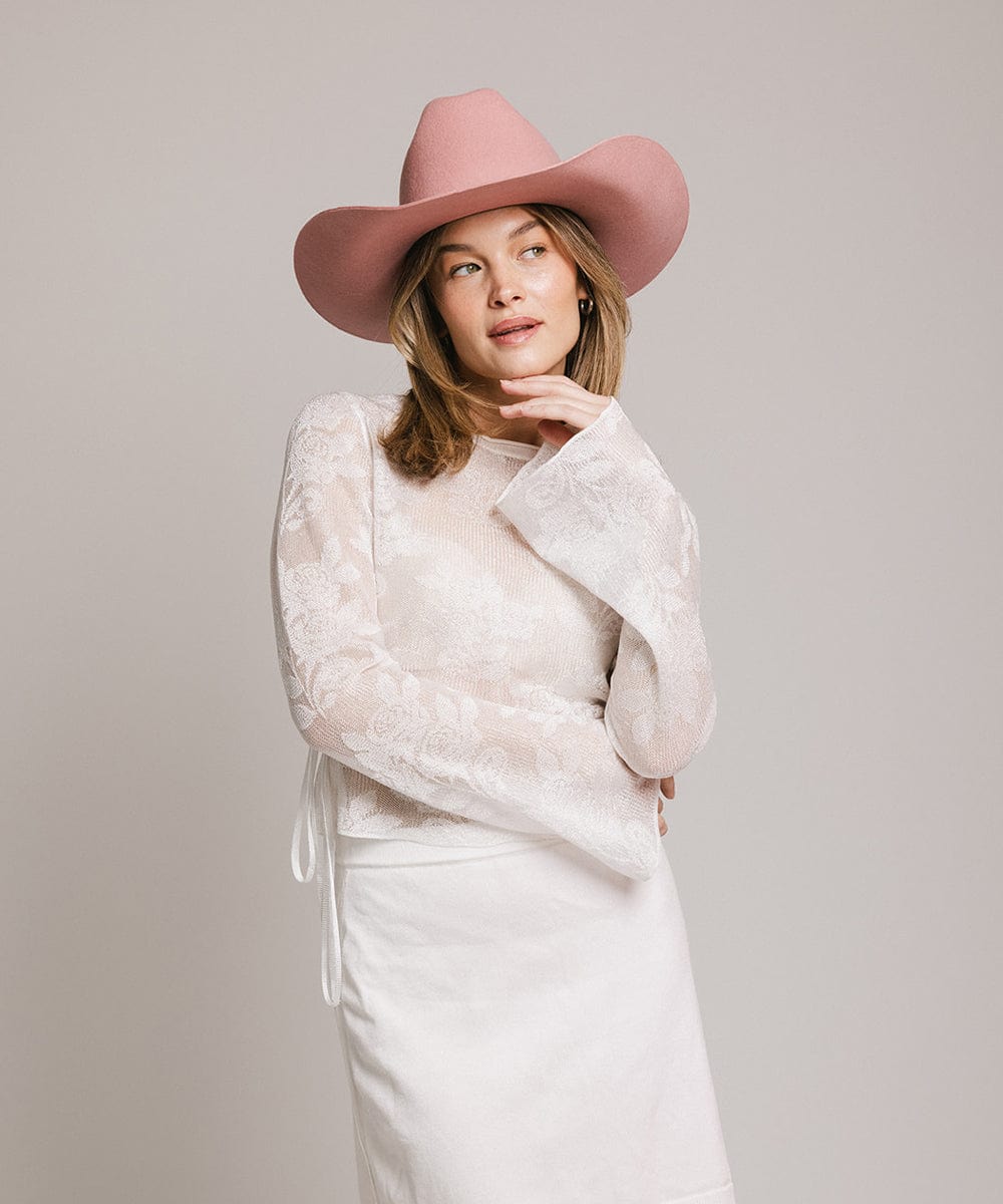 Teddy Cattleman Felt Cowboy Hat