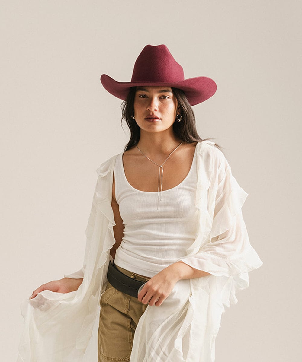 Teddy Cattleman Felt Cowboy Hat