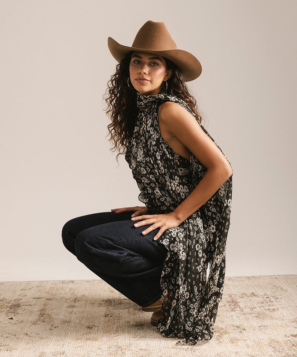 Teddy Cattleman Felt Cowboy Hat