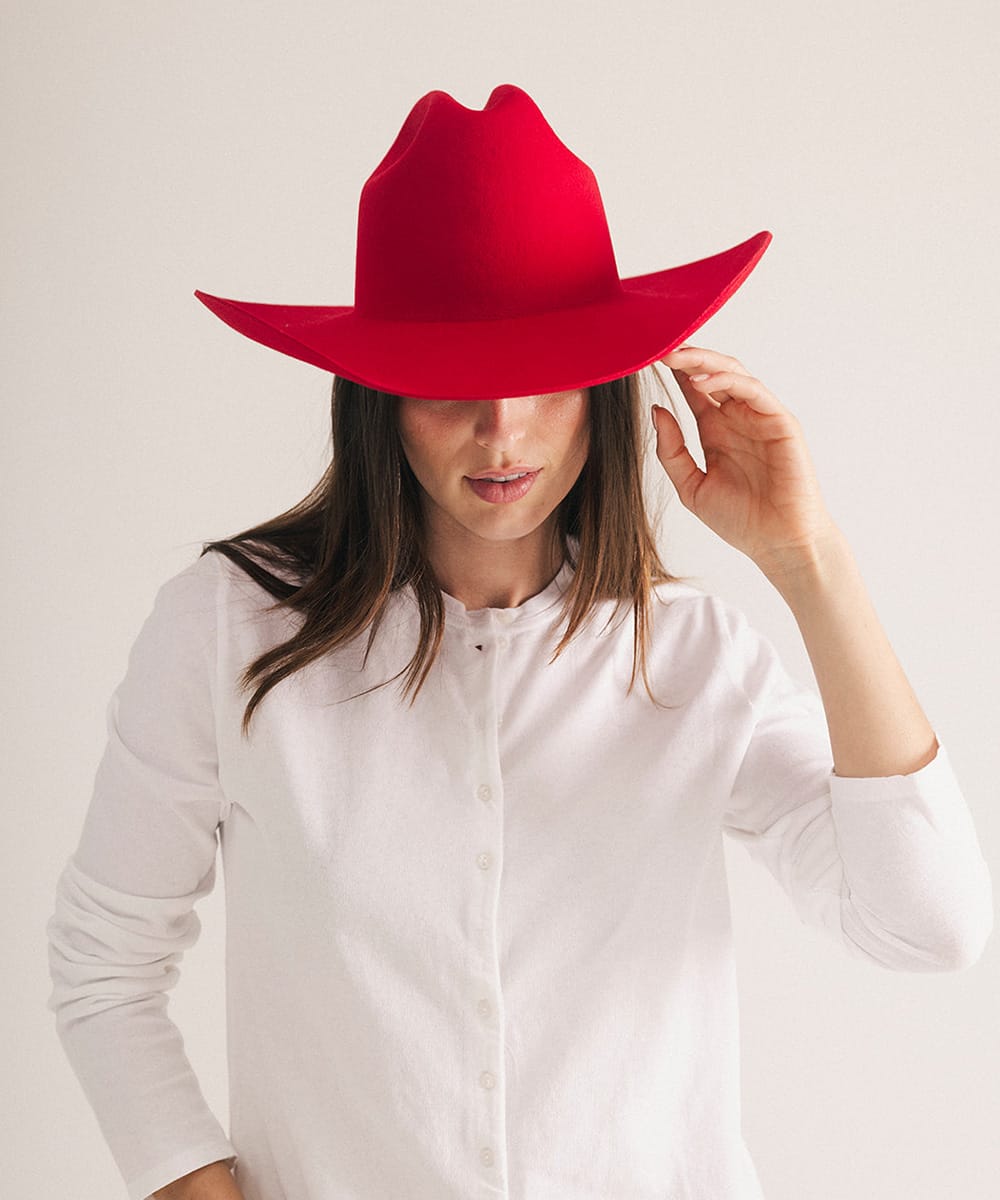 Teddy Cattleman Felt Cowboy Hat