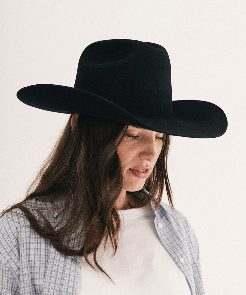 Teddy Cattleman Felt Cowboy Hat