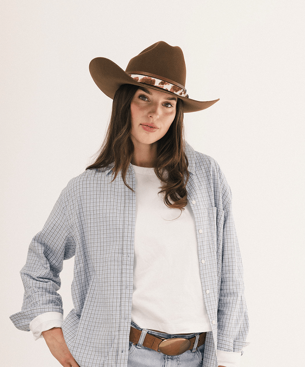 Teddy Cattleman Felt Cowboy Hat