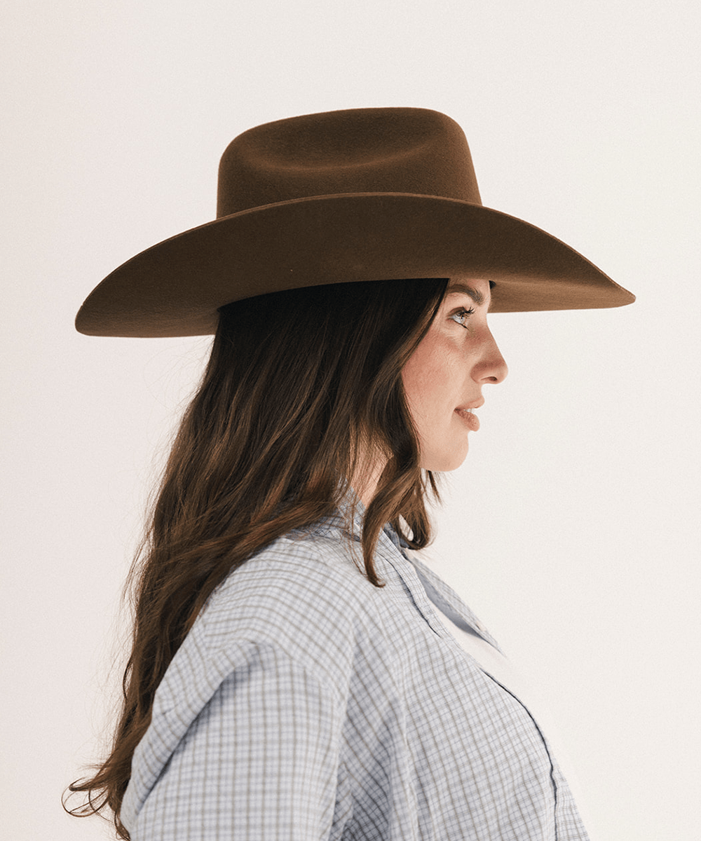 Teddy Cattleman Felt Cowboy Hat