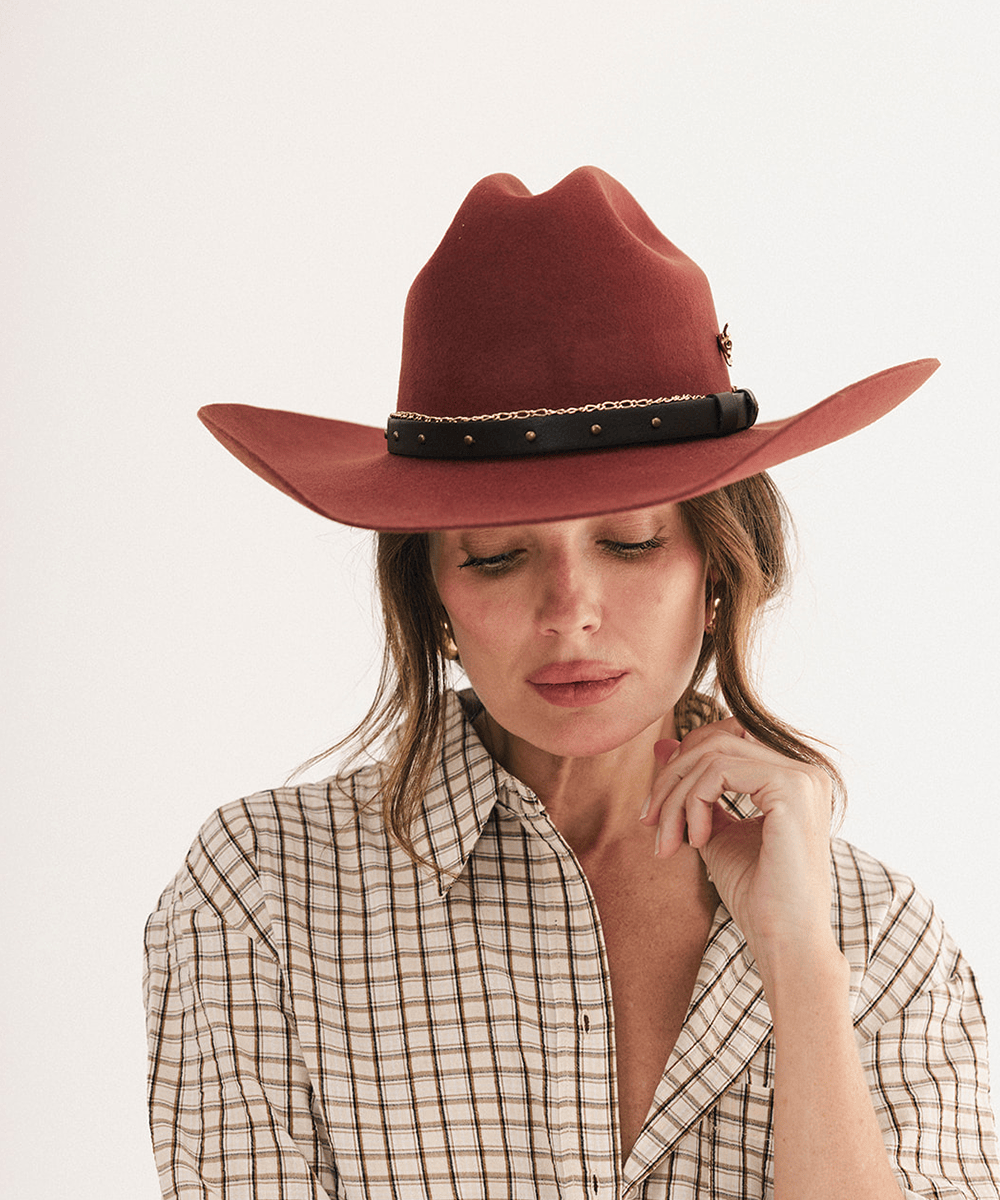 Teddy Cattleman Felt Cowboy Hat