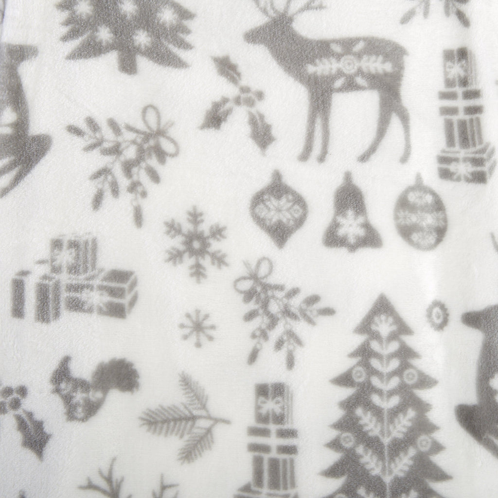 Pearl Collection Velvet Plush Throw Blanket