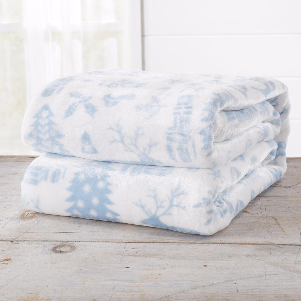 Pearl Collection Velvet Plush Throw Blanket