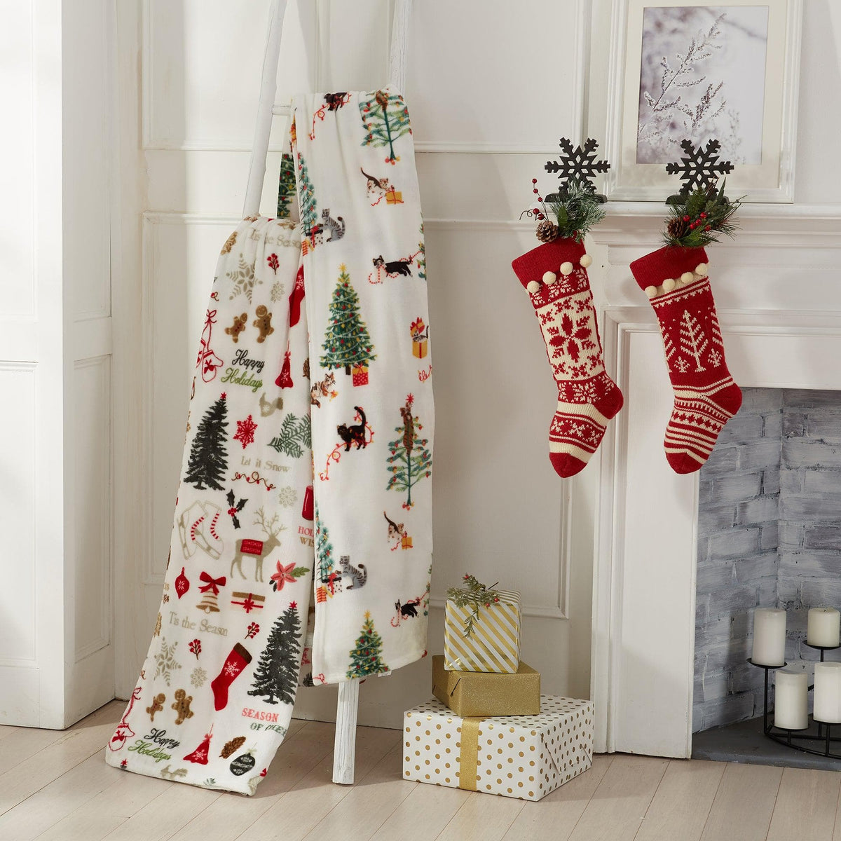 Pearl Collection Velvet Plush Throw Blanket