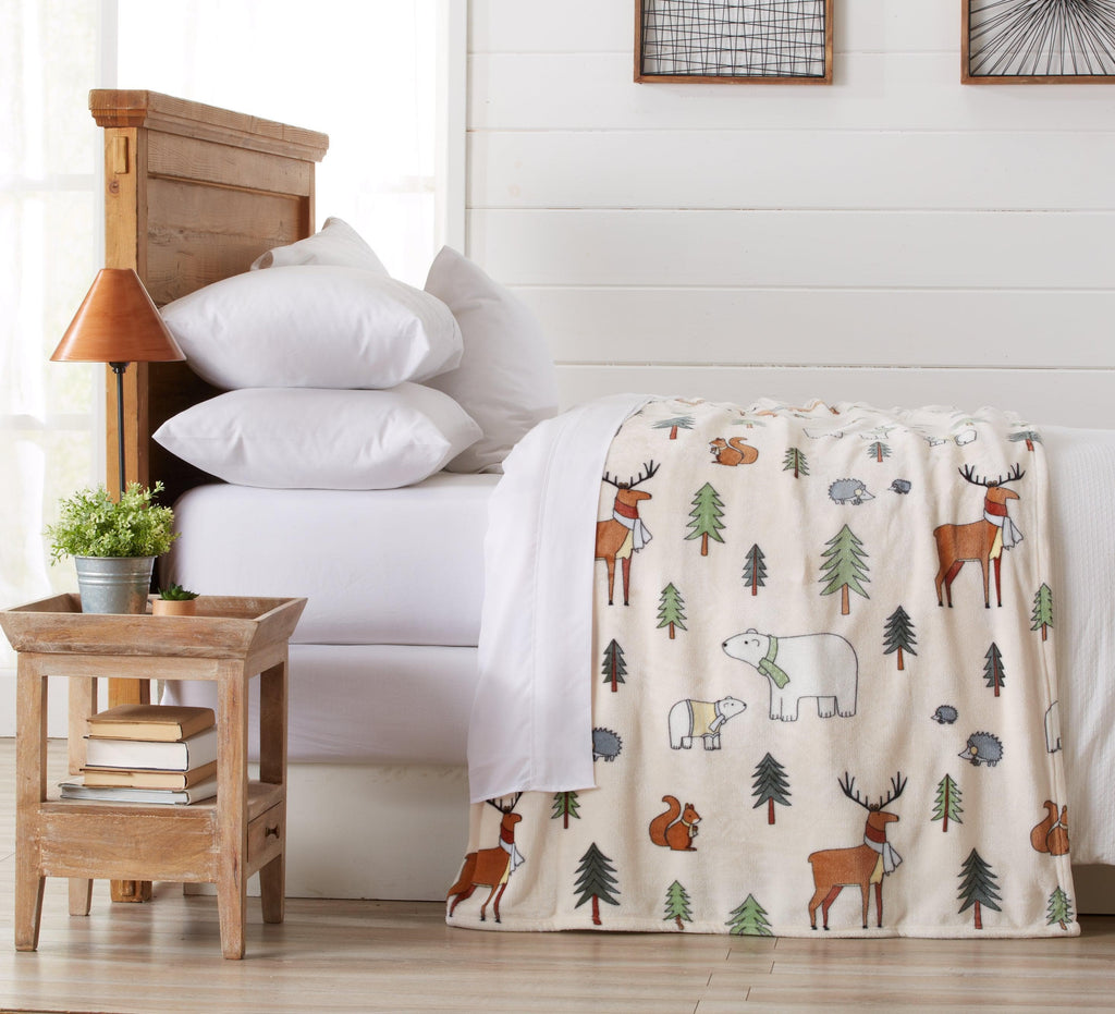 Pearl Collection Velvet Plush Throw Blanket