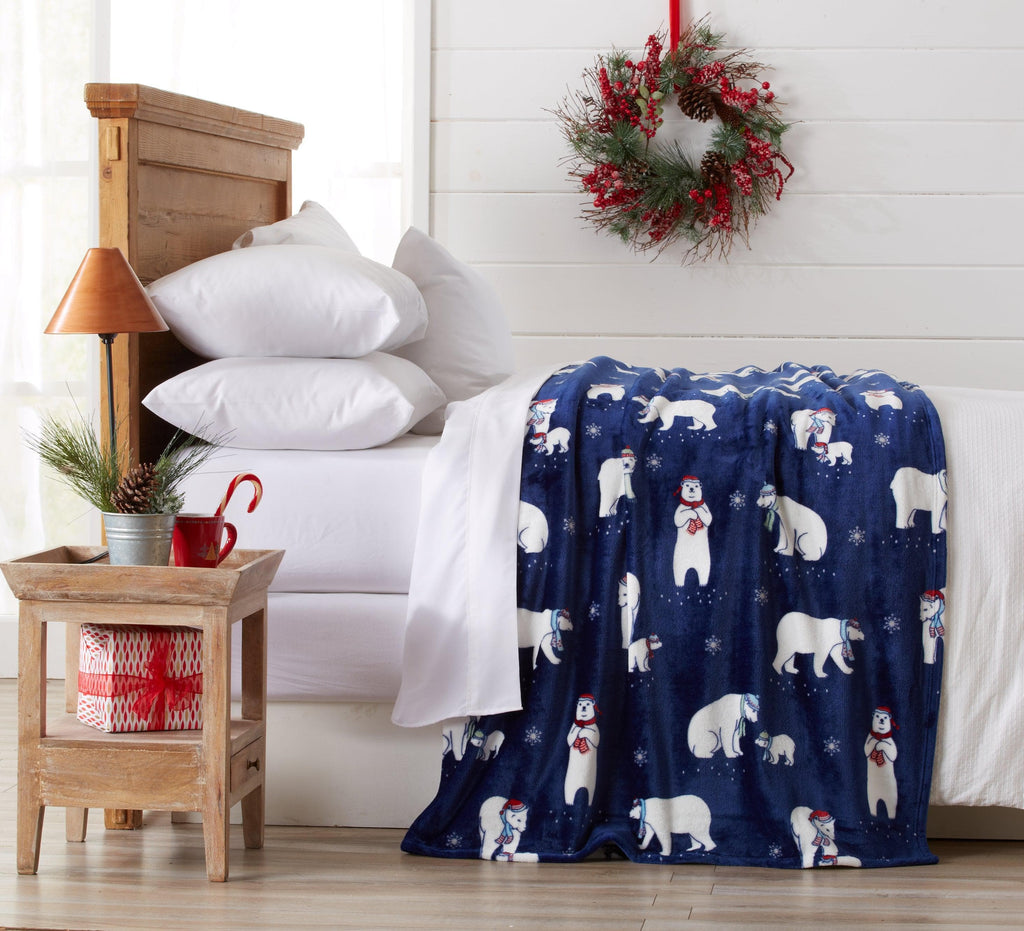 Pearl Collection Velvet Plush Throw Blanket