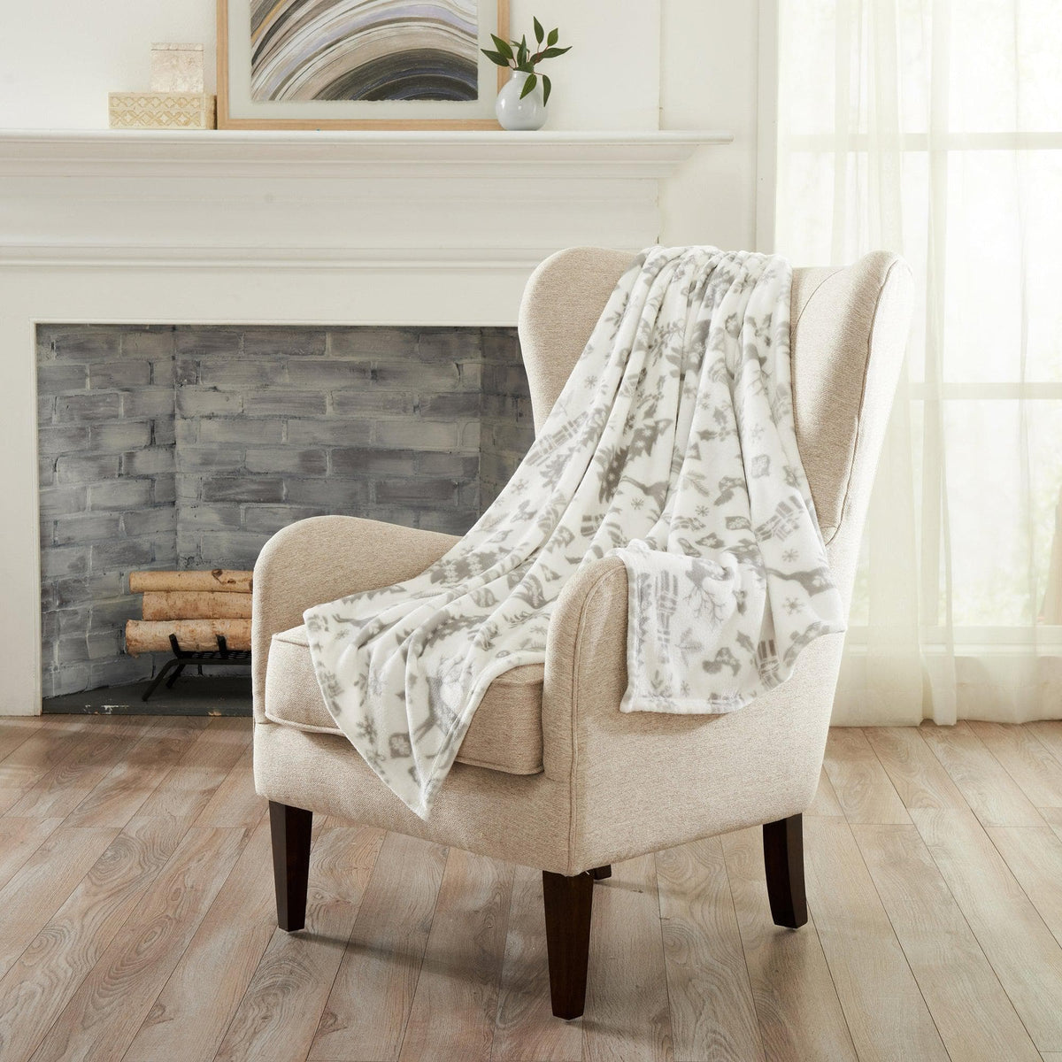 Pearl Collection Velvet Plush Throw Blanket