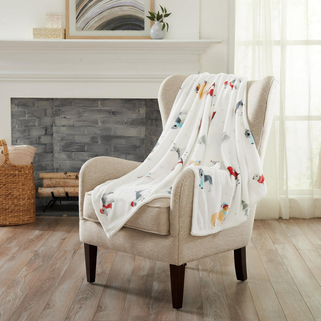 Pearl Collection Velvet Plush Throw Blanket
