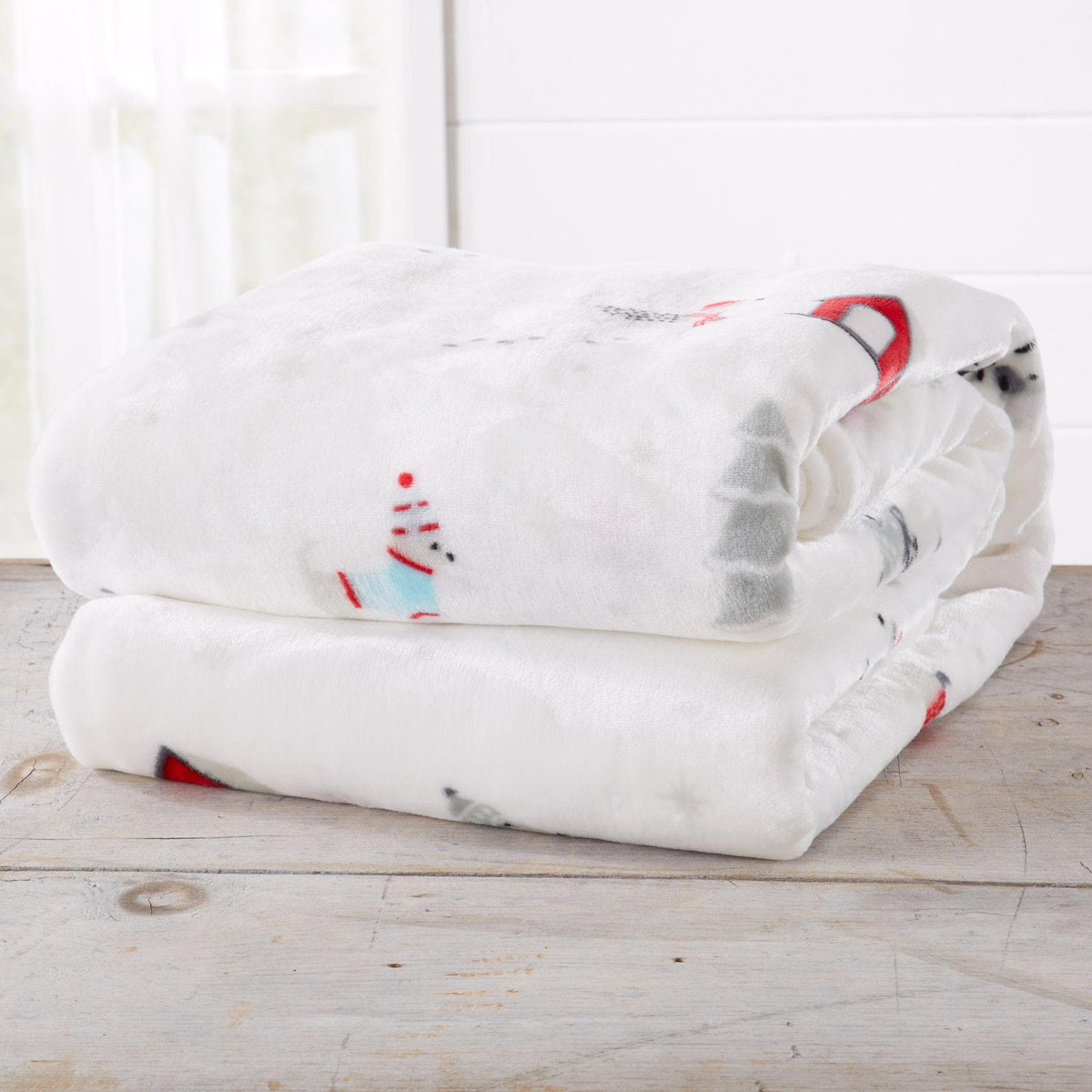 Pearl Collection Velvet Plush Throw Blanket