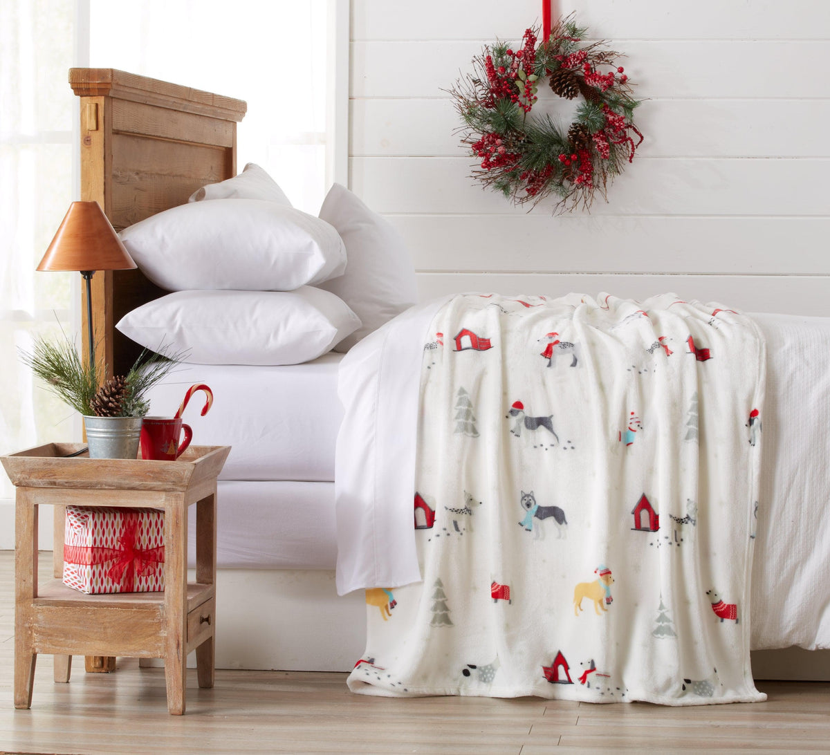 Pearl Collection Velvet Plush Throw Blanket