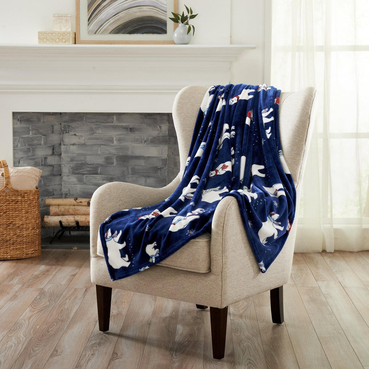 Pearl Collection Velvet Plush Throw Blanket