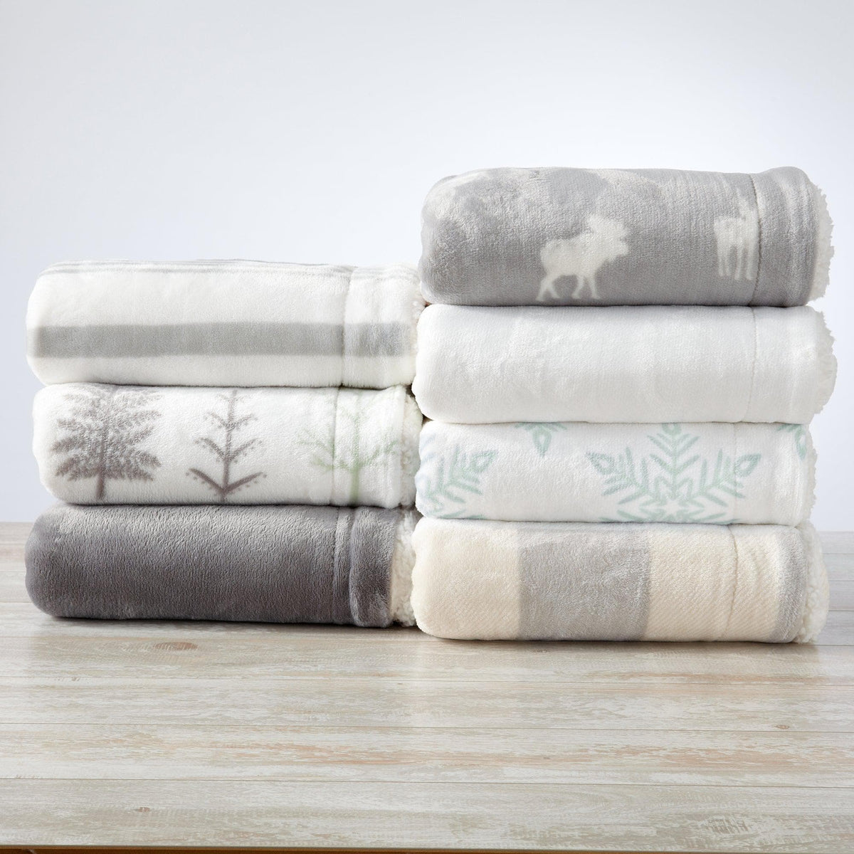 Velvet Plush Sherpa Luxury Bed Blanket - Kinsley Collection