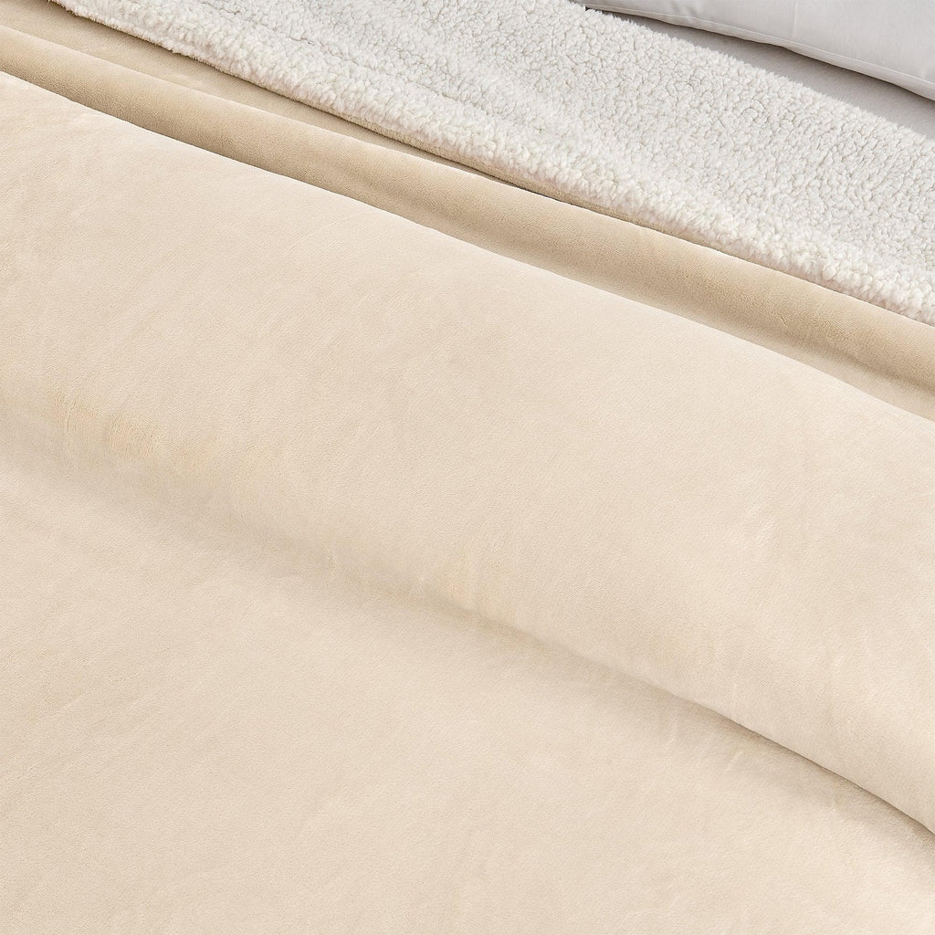 Velvet Plush Sherpa Luxury Bed Blanket - Kinsley Collection