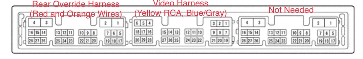 Toyota backup and front camera kit product detail 8