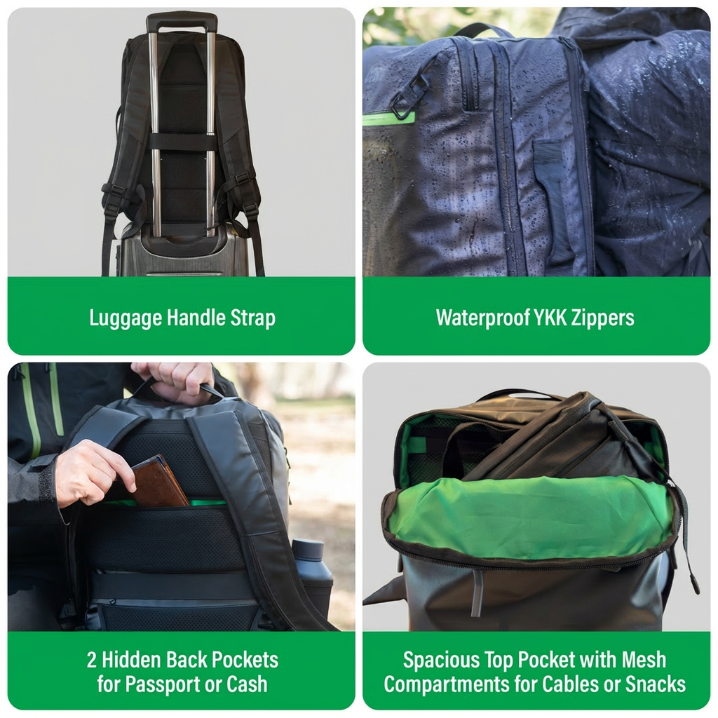 COR Surf Island Hopper 2.0 Travel Backpack – 28L & 34L