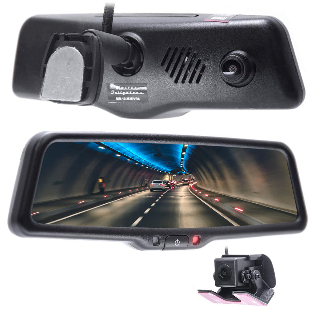 Master Tailgaters 10 inch mirror dash cam and backup camera product detail 2