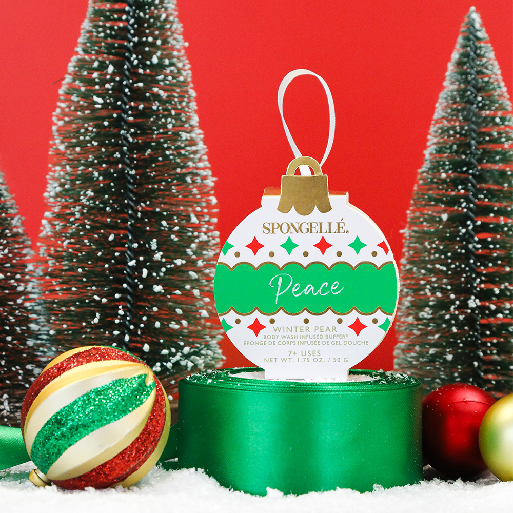 Peace – Winter Pear Holiday Ornament